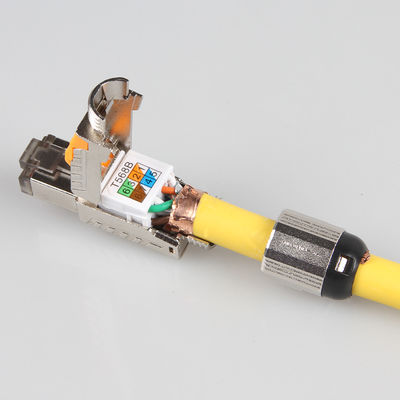 Cavo Cat 7 STP terminato in campo, cavo patch Cat 7 con spina modulare di rete RJ45 8P8C