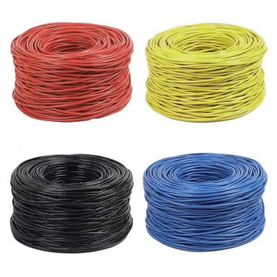 23AWG pratico cavo Lan Cat6 BC 0,57 UTP rivestimento in PVC 4 paia 305m
