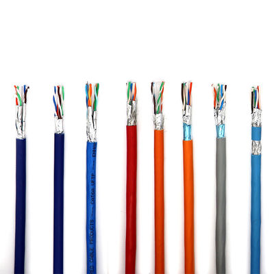 UTP multicolore pratico Cat5e CCA, 0.95mm Cat5e di alluminio placcato di rame 8 paia