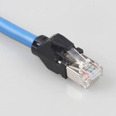 Cavo di Ethernet di Cat6a S/FTP 6 piedi di RJ45 della rete del cavo della toppa di resistenza industriale di cavo a catena della rete